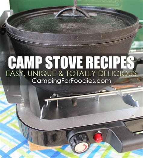 easy camping meals propane stove